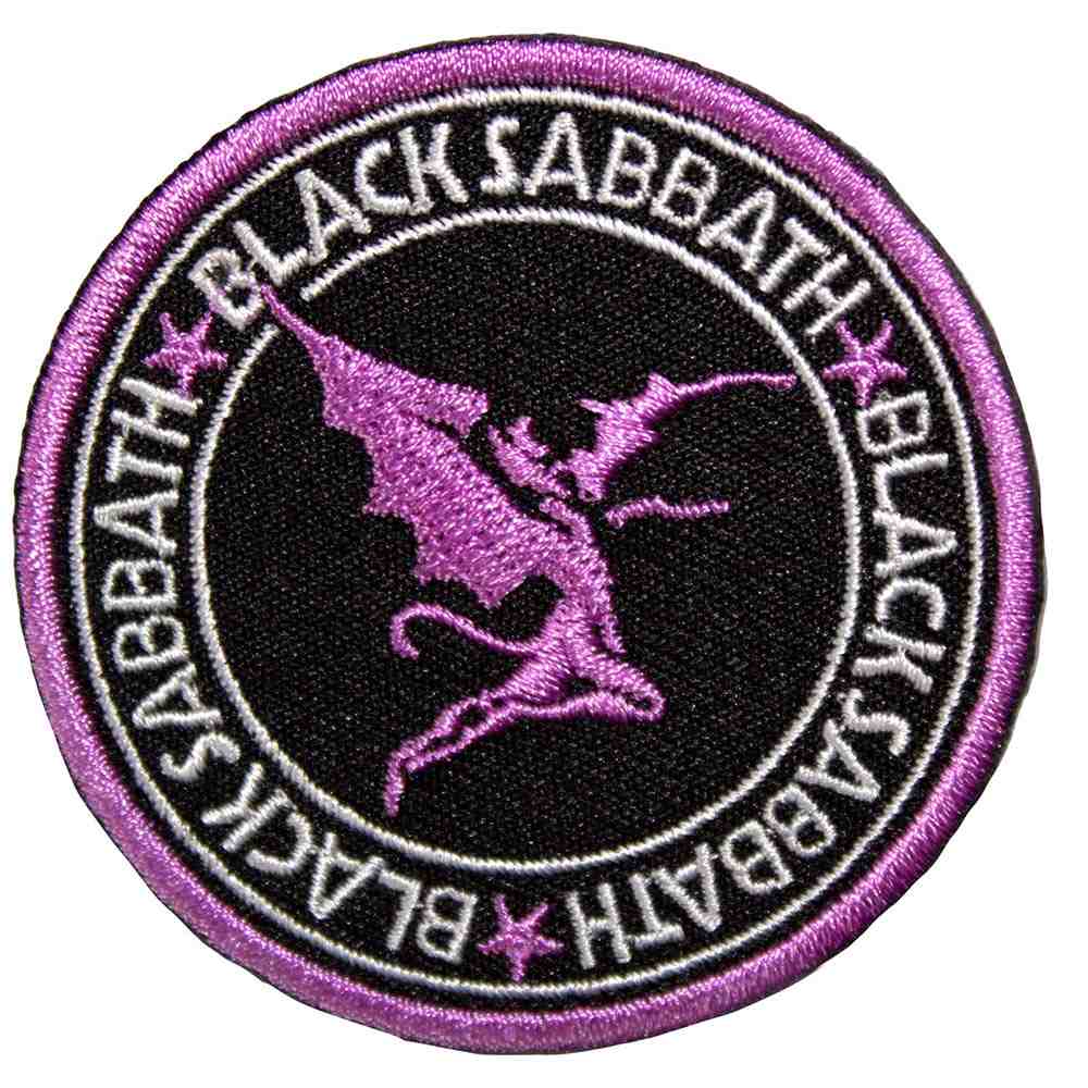 Black Sabbath - Daemon Circle Patch - Zwart